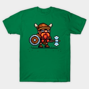 Chibi Viking pixel art T-Shirt